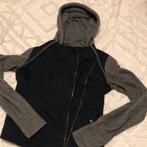 Abercrombie and fitch asymmetrical zipper jacket